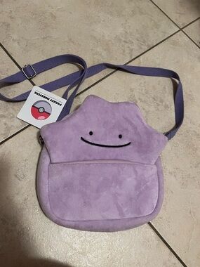 Pokémon Ditto Plush Crossbody Bag